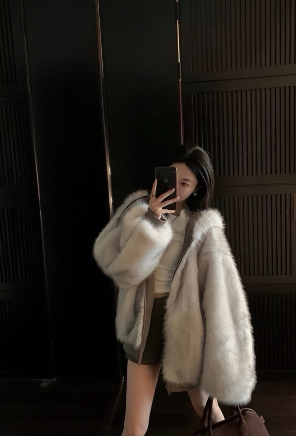 麂皮加厚保暖外套（可雙面穿） 