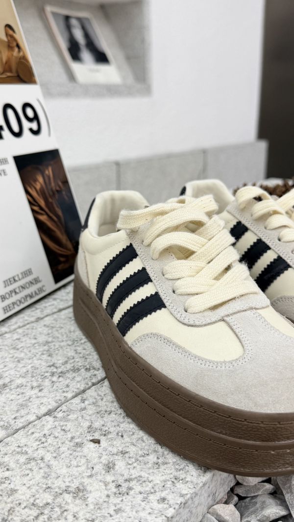 牛皮增高德訓鞋 