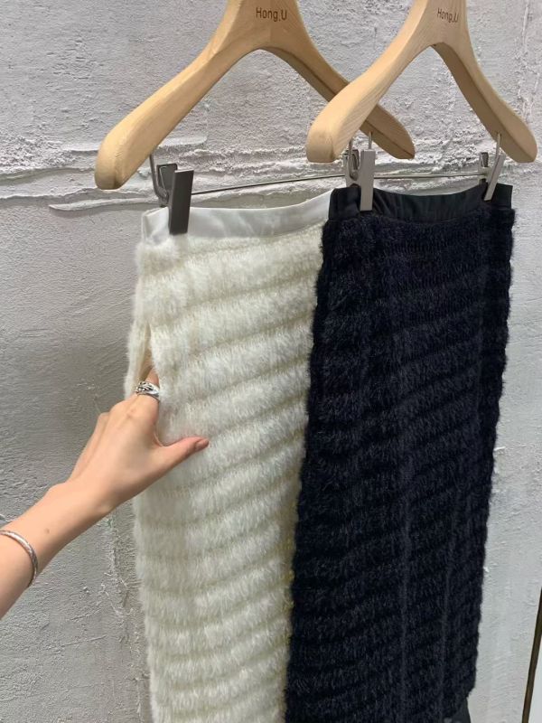 H010.拼接紗長裙 