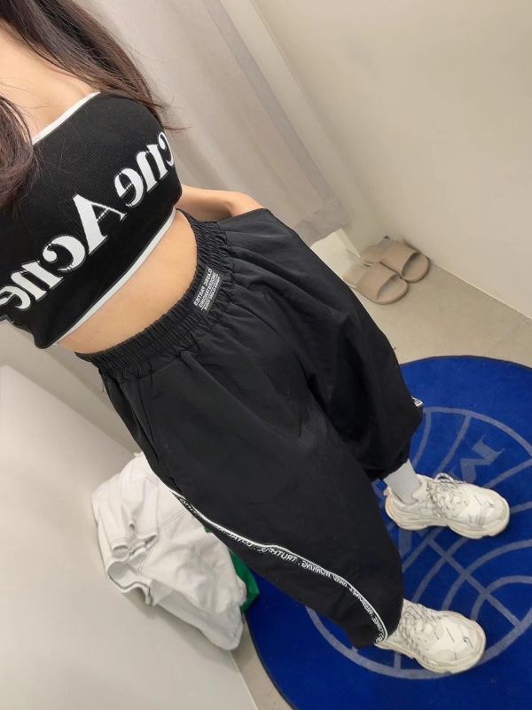 英文平口背心 