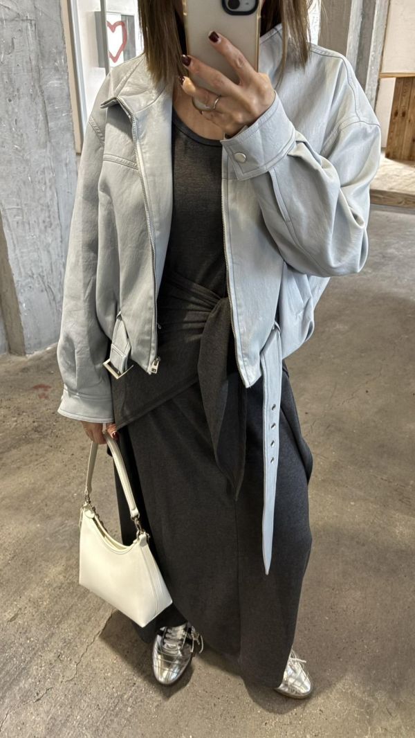 綁帶披肩背心洋 