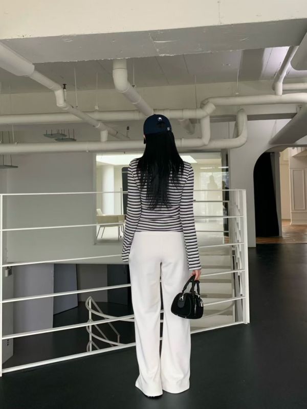 H012.休閒小喇叭長褲 