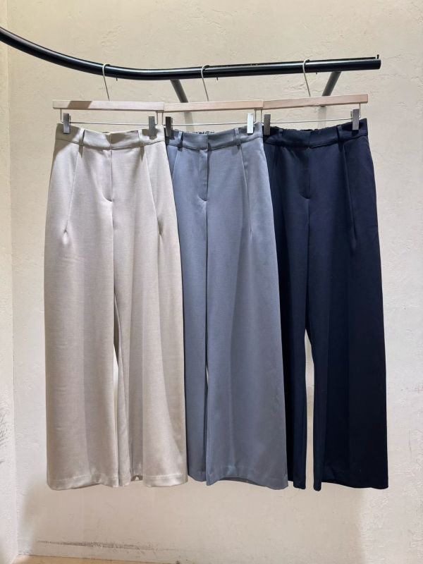 立體壓折西裝褲 