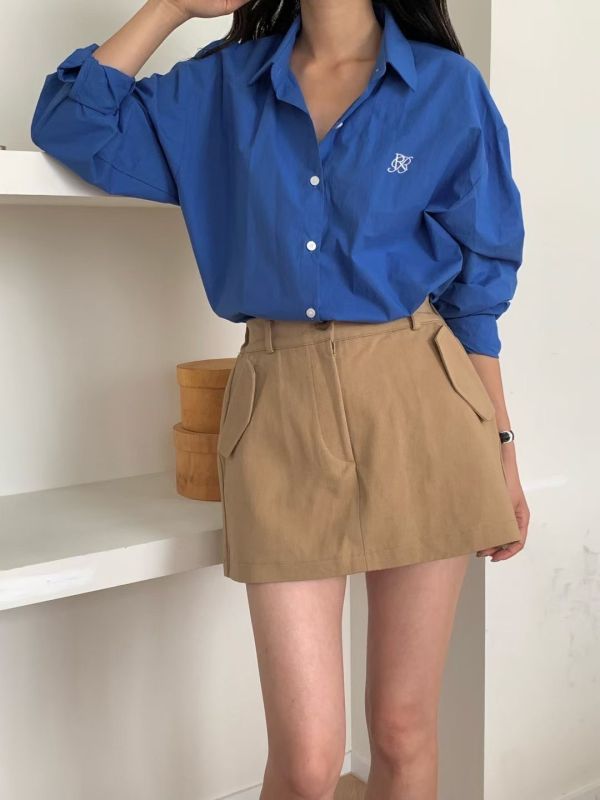 小刺繡襯衫 