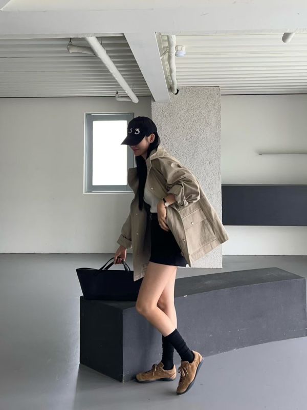 H013.連帽水洗外套 