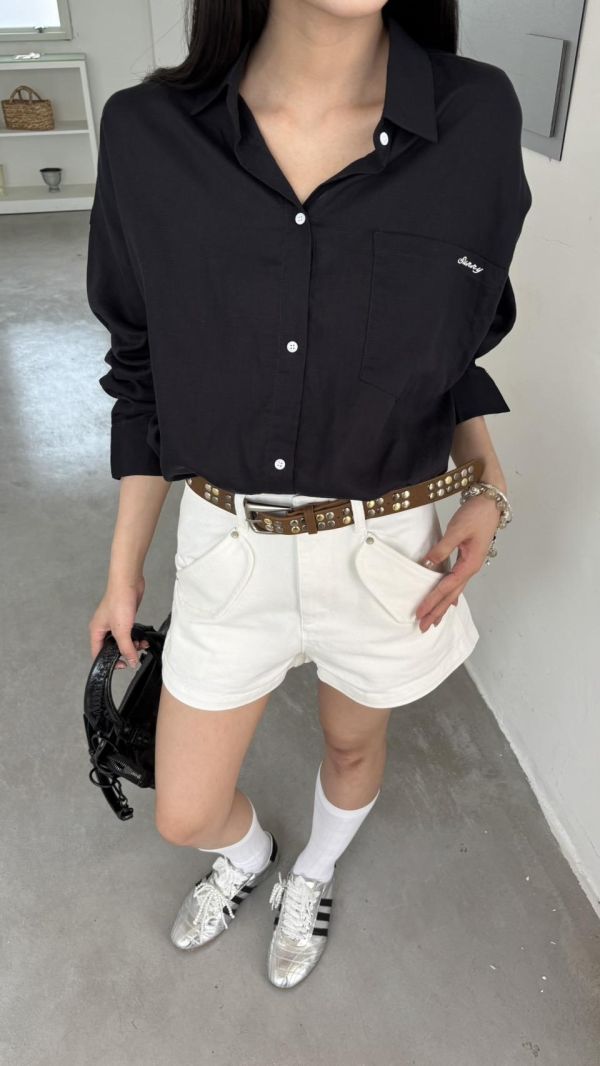 側刺繡logo襯（藍色） 