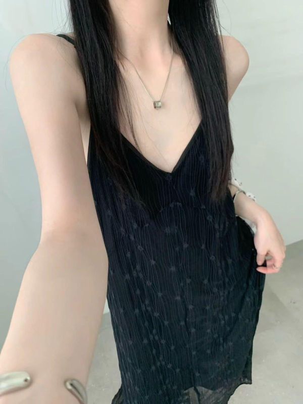 法式浪漫吊帶洋 