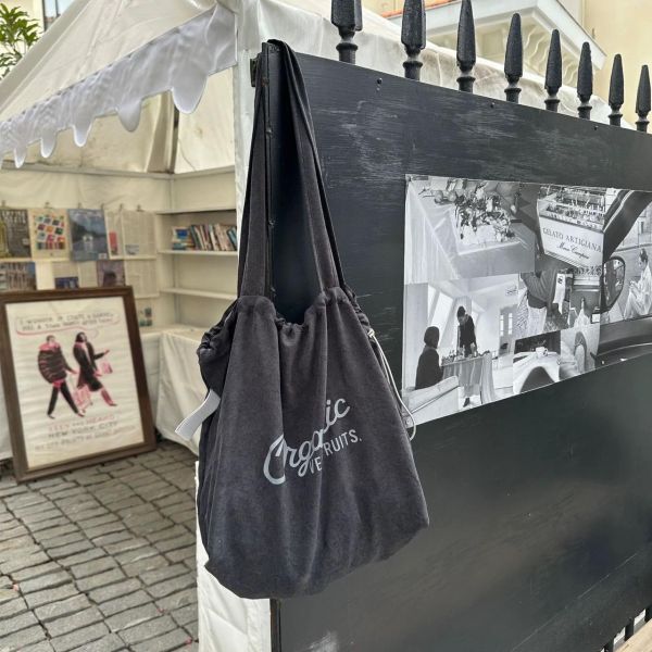 水蜜桃絨帆布包 