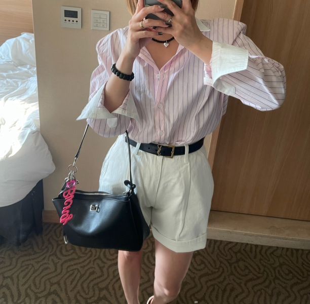 K8.配色條紋襯 