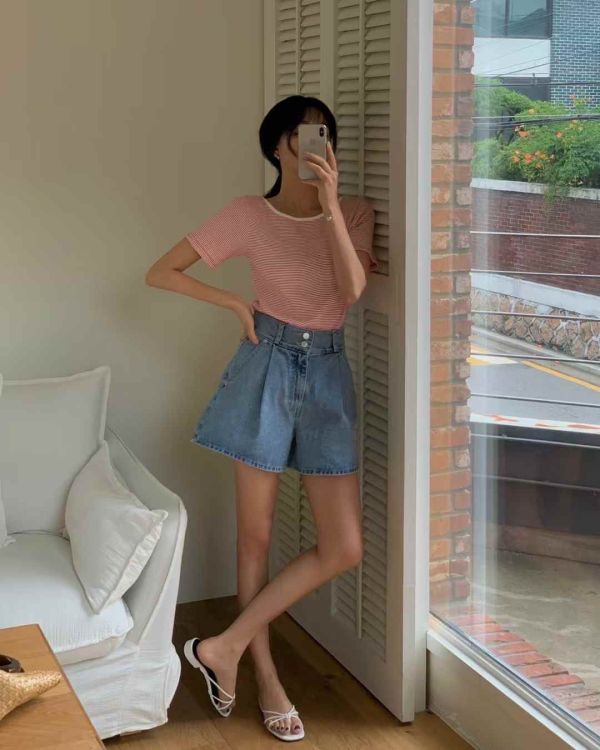 N12.條紋短袖Ｔ 