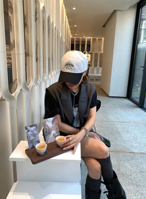 通勤收腰西裝背心（深灰） 