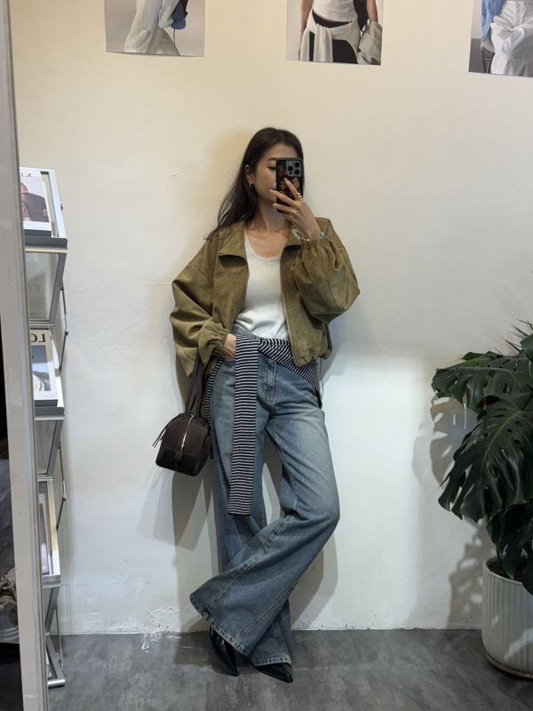 V07.簡約麂皮外套 