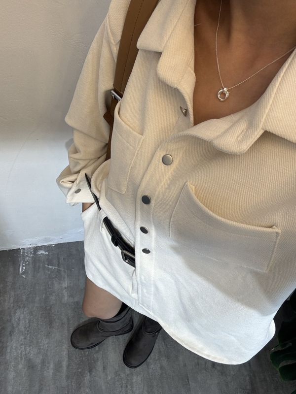 V019.燈芯絨襯＋短褲裙 