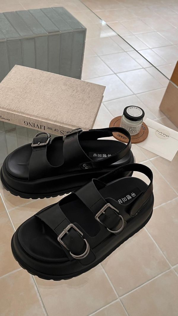 個性增高勃肯拖鞋 