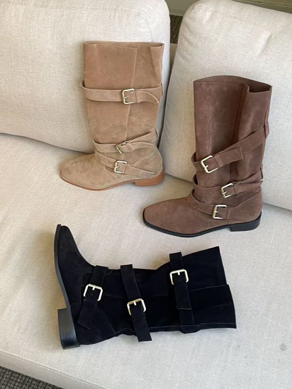 T014.騎士麂皮短靴 