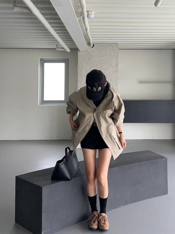 H013.連帽水洗外套 