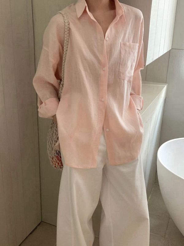 側刺繡logo襯（粉色） 