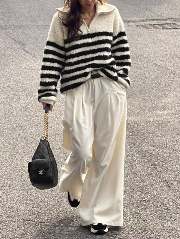 羊毛拉鍊款上衣 