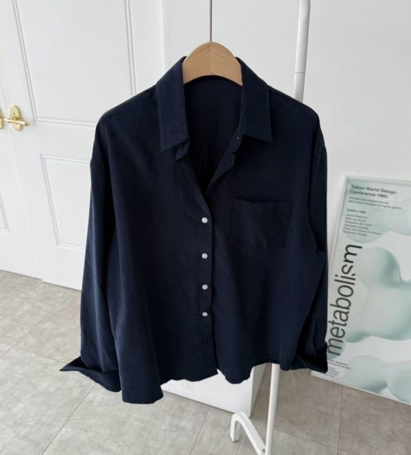 V022.純色燈芯絨襯 