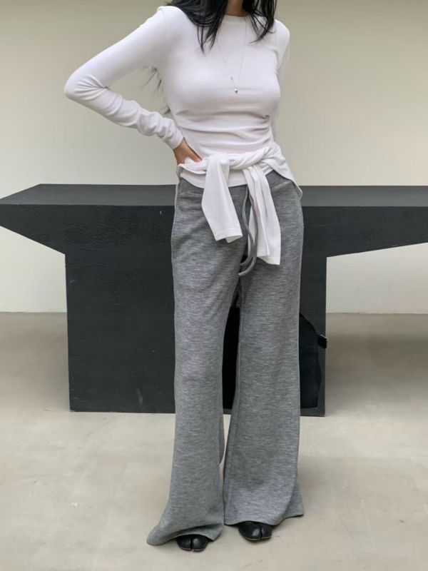 H012.休閒小喇叭長褲 