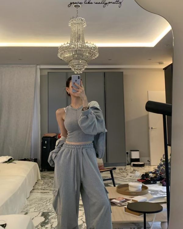 圓領羅紋背心 