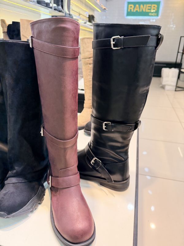 T016.帥氣皮革騎士靴 