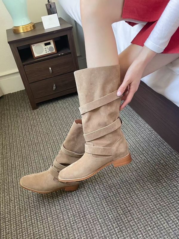 T014.騎士麂皮短靴 