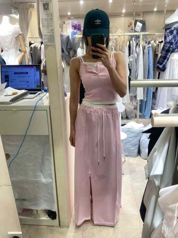 T7.配色長裙 