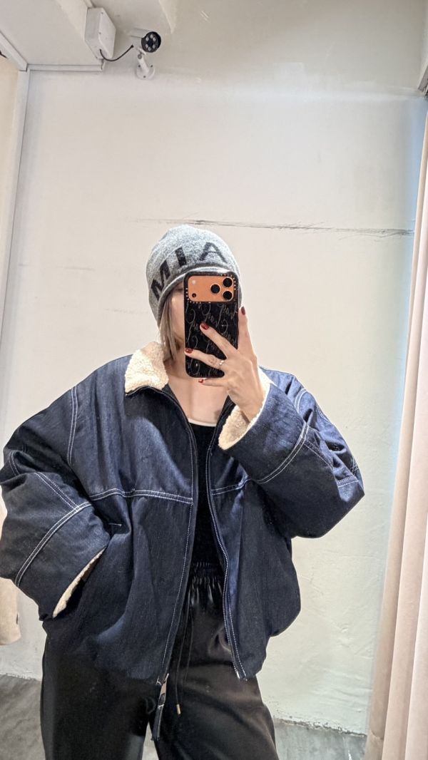 羊羔毛牛仔外套 