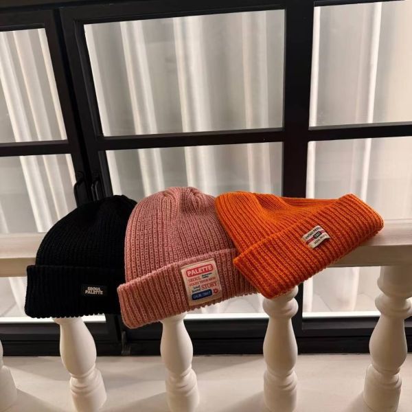 V02.糖果色針織帽 