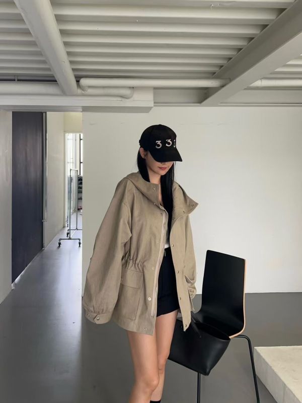 H013.連帽水洗外套 