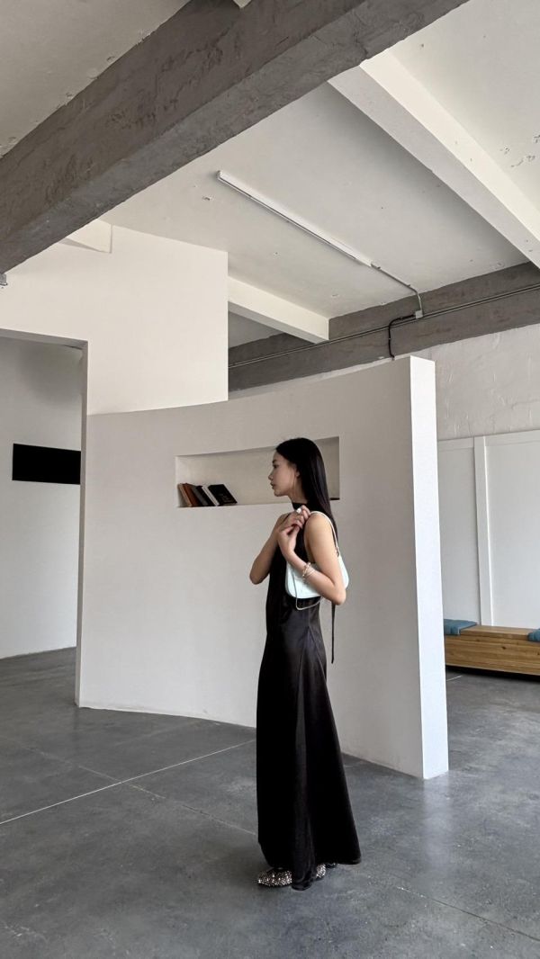 絲綢附帶洋（黑色） 