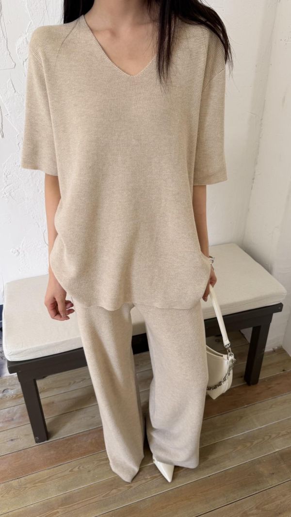 老錢風套裝（杏色） 