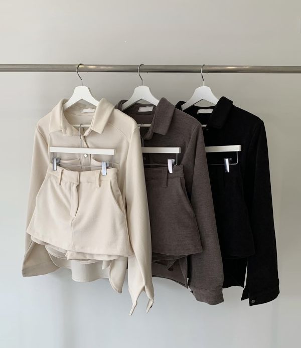 V019.燈芯絨襯＋短褲裙 