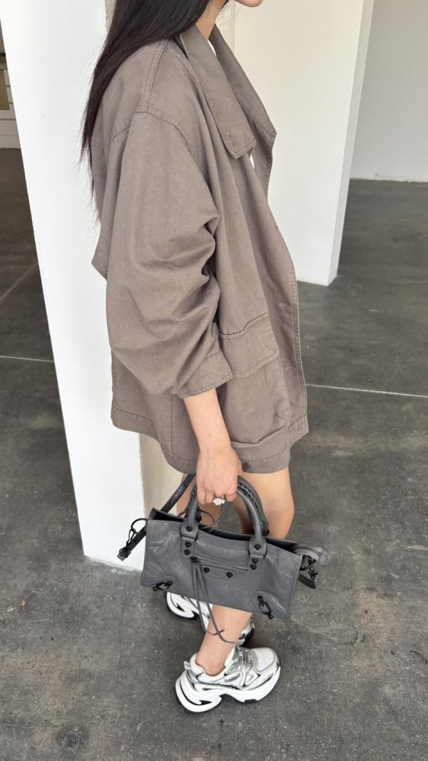 真皮機車包中號 