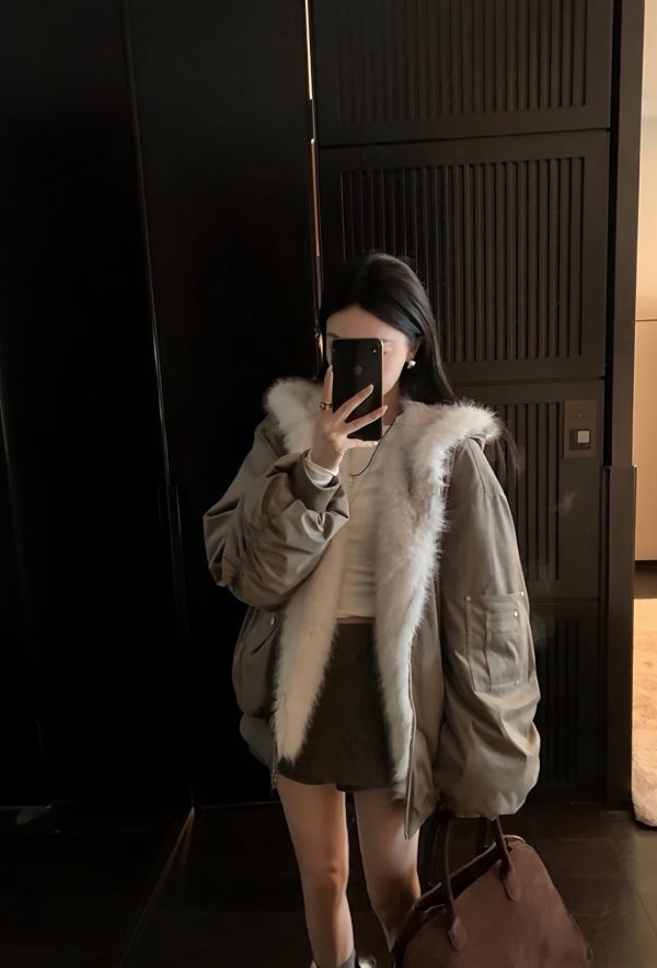 麂皮加厚保暖外套（可雙面穿） 