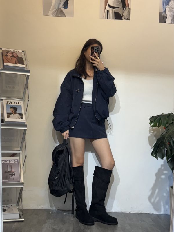 設計感外套短褲裙ＳＥＴ 