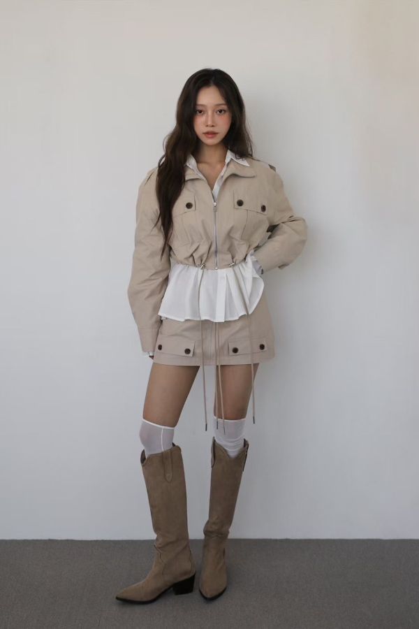 S010.造型短褲裙 