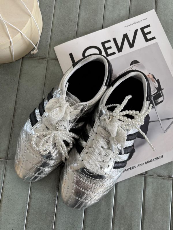 牛皮銀元素德訓鞋 