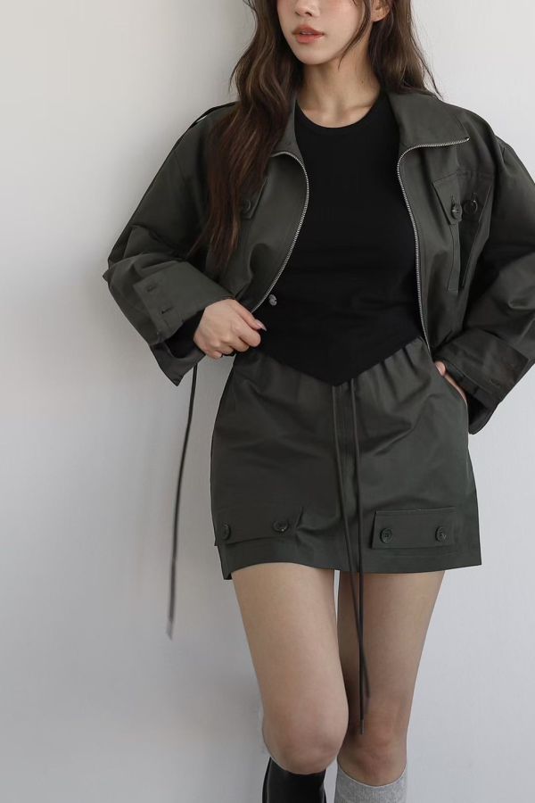 S010.造型短褲裙 