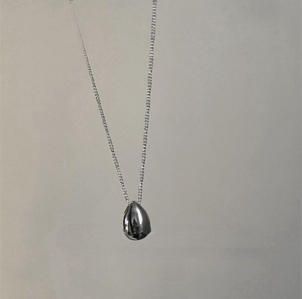 V020.水滴純銀項鍊 
