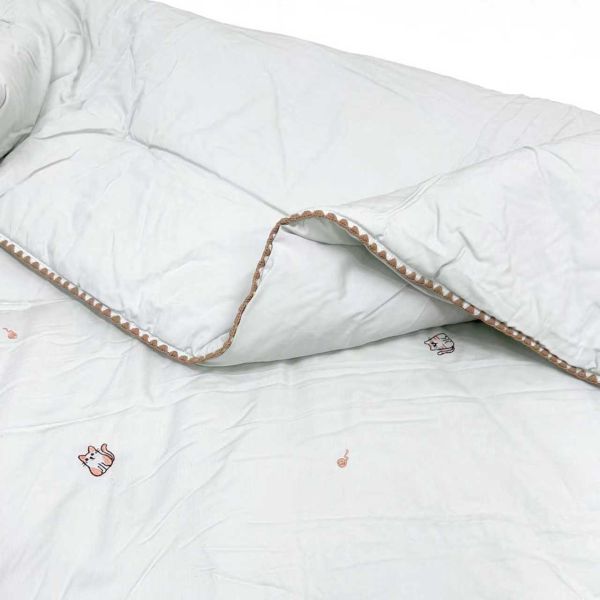 U08.刺繡貓咪四季被 