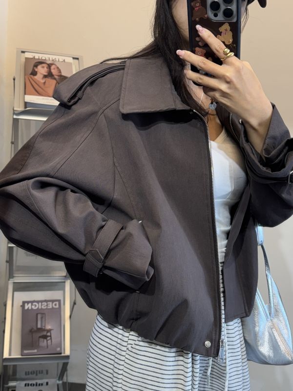 A024.翻領風衣外套 