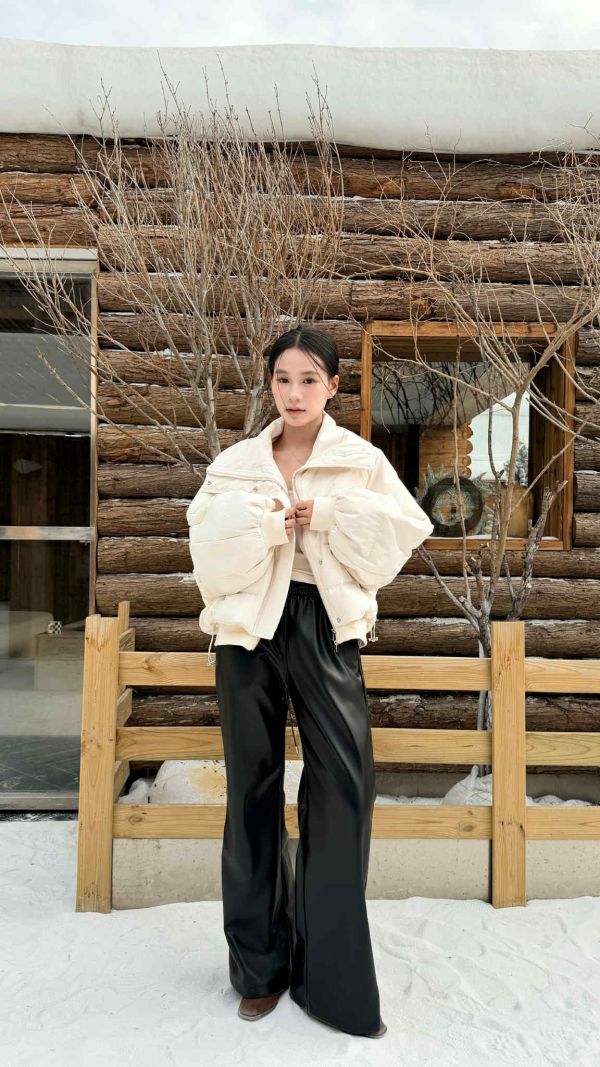 巨顯瘦皮長褲（檔口賣四年大推） 