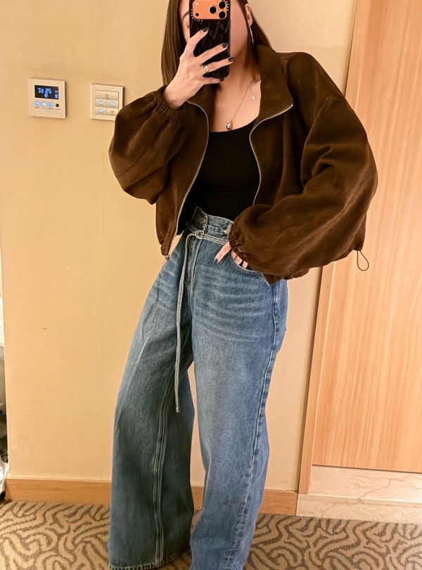 V07.簡約麂皮外套 