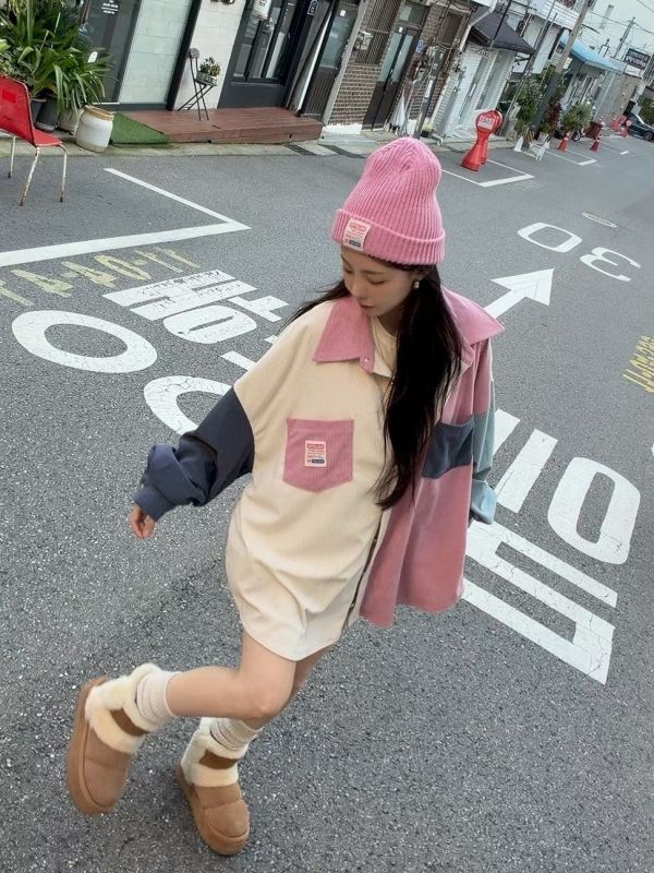 V02.糖果色針織帽 