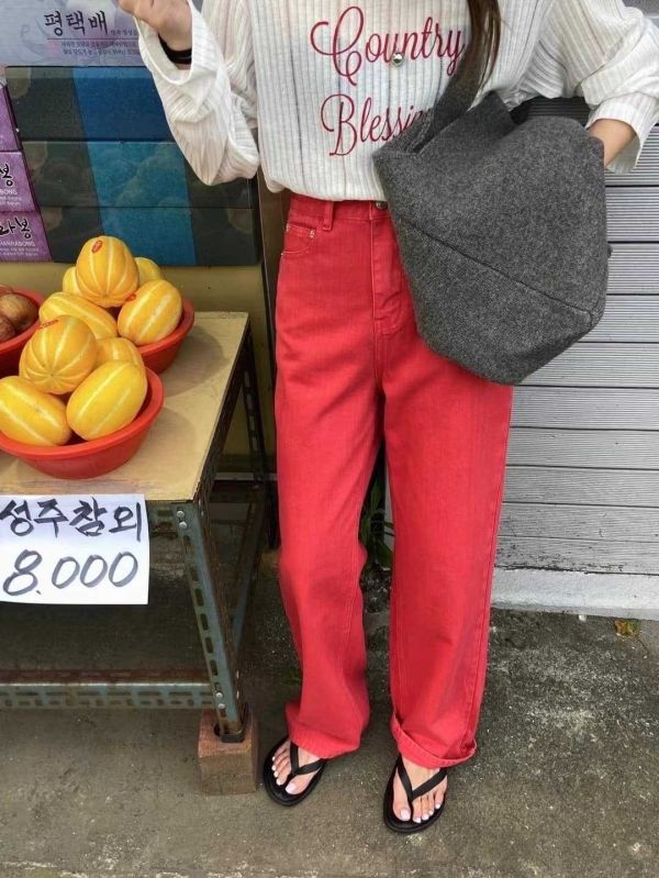 質感洗水牛仔褲 