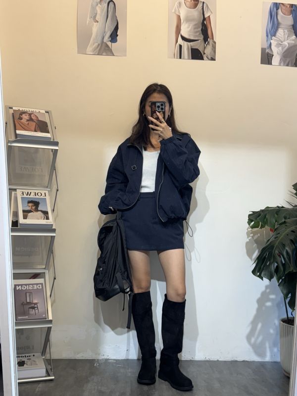 設計感外套短褲裙ＳＥＴ 