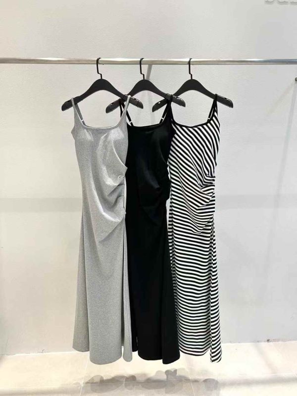 W19.襯衫＋抓皺背心洋 