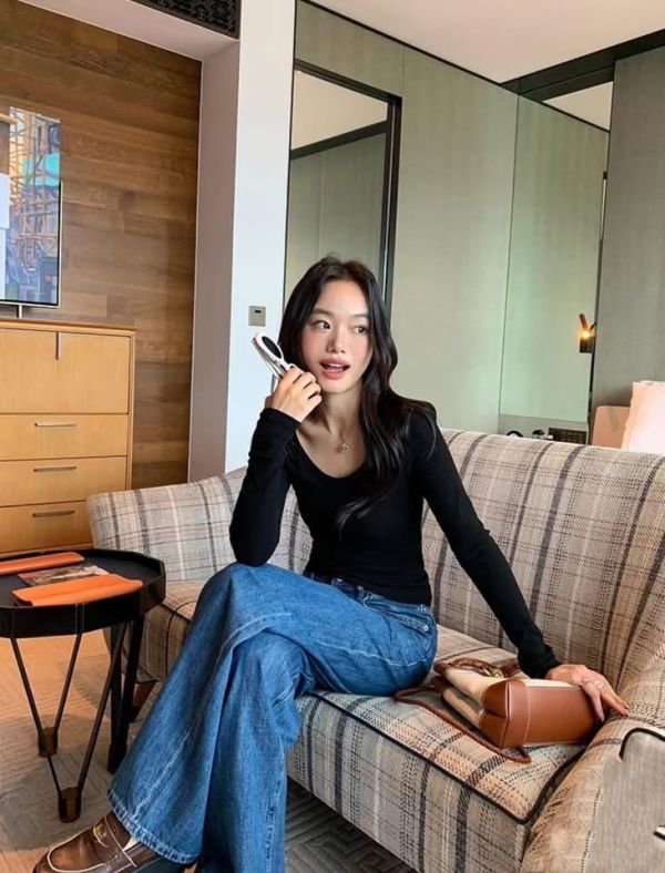 蛋白羊絨打底上衣 